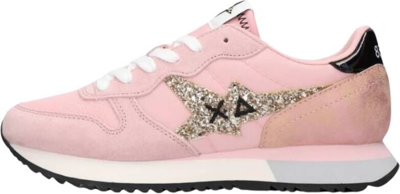 Sun68 Stargirl Sneakers Lente Zomer 2024 Collectie Pink Dames