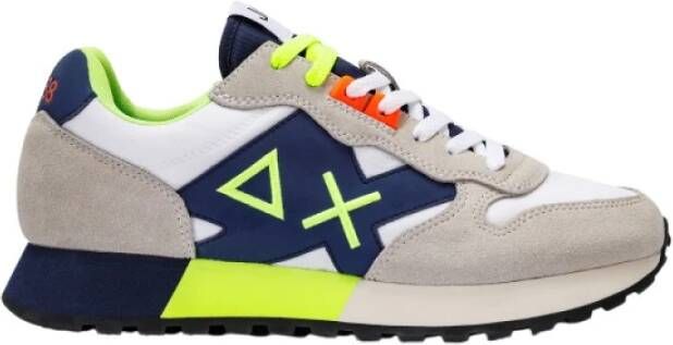 Sun68 Multicolor Herensneakers met Jaki Fluo Z33113 Stijl Gray Heren