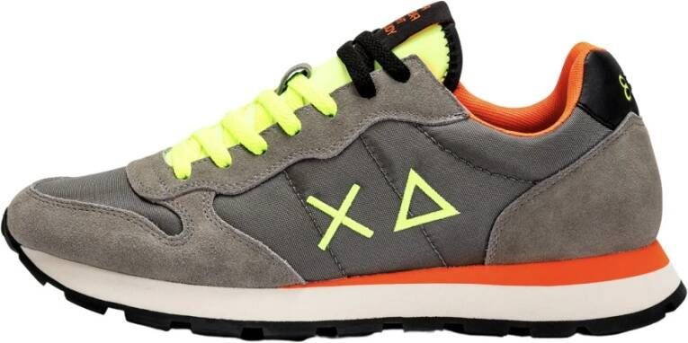 Sun68 Fluo Solid Hardloopschoen in Grijs Gray Heren