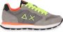 Sun68 Fluo Solid Hardloopschoen in Grijs Gray Heren - Thumbnail 8