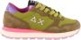 Sun68 Sneakers sportive con lacci donna Ally Nylon Solid Z42201 Oliva Groen Dames - Thumbnail 1