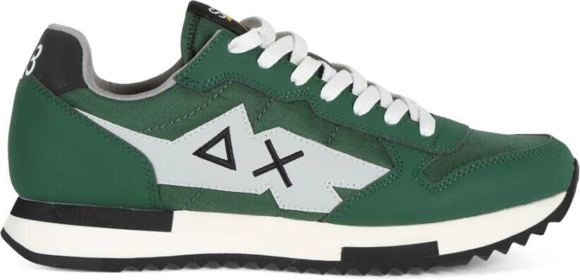 Sun68 Sneakers Niki Solid Green Heren