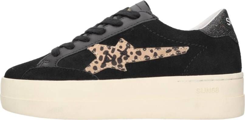 Sun68 Sneakers Zwart Black Dames