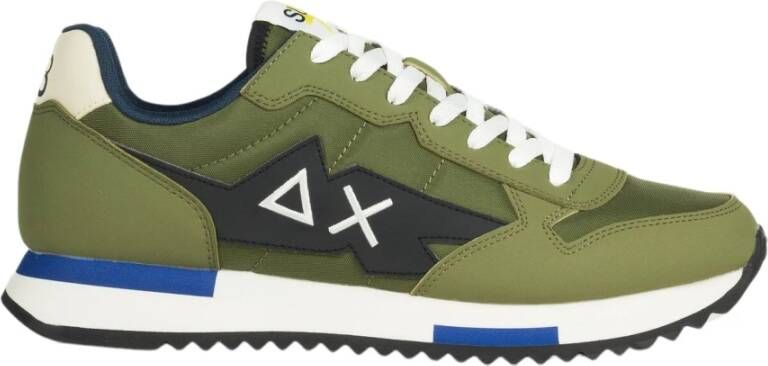 Sun68 Solid Sneakers Vernieuw Je Stijl Green Heren