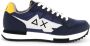 Sun68 Blauwe Sneakers Solid Heren Suède Blue Heren - Thumbnail 5