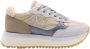 Sun68 Witte Leren Sneakers Eco-Vriendelijke Stijl Multicolor Dames - Thumbnail 1