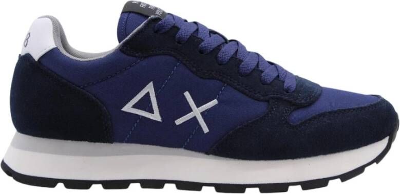 Sun68 Stijlvolle Sneaker met Albondigas Touch Blue Heren