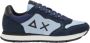 Sun68 Tom Sneaker Navy Blue Sky Blue Heren - Thumbnail 1