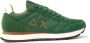 Sun68 Tom Solid Suède Sneakers Green Heren - Thumbnail 1