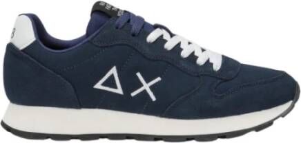 Sun68 Tom Suede Hardloopschoenen Blue Unisex