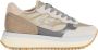 Sun68 Winter Leren en Stoffen Sneakers Beige Dames - Thumbnail 1