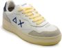 Sun68 Witte leren sneakers Big Basket stijl White Heren - Thumbnail 4