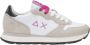 Sun68 Witte platte schoenen Ally Solid Nylon White Dames - Thumbnail 2