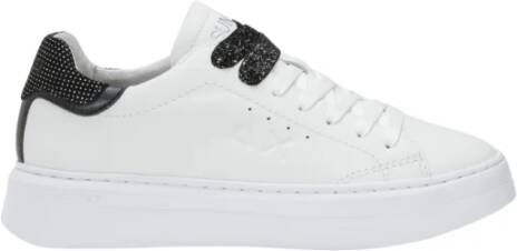 Sun68 Witte platte schoenen Grace model White Dames