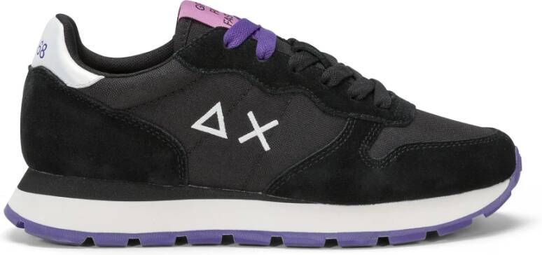 Sun68 Zwarte Sneakers Ally Solid Collectie Black Dames