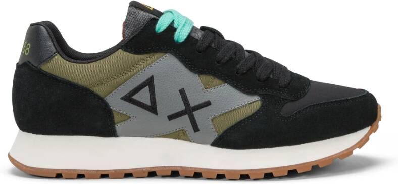 Sun68 Zwarte Sneakers voor Mannen Black Heren