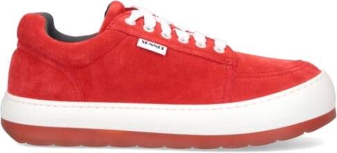 Sunnei Rode Dreamy Sneakers Red Heren