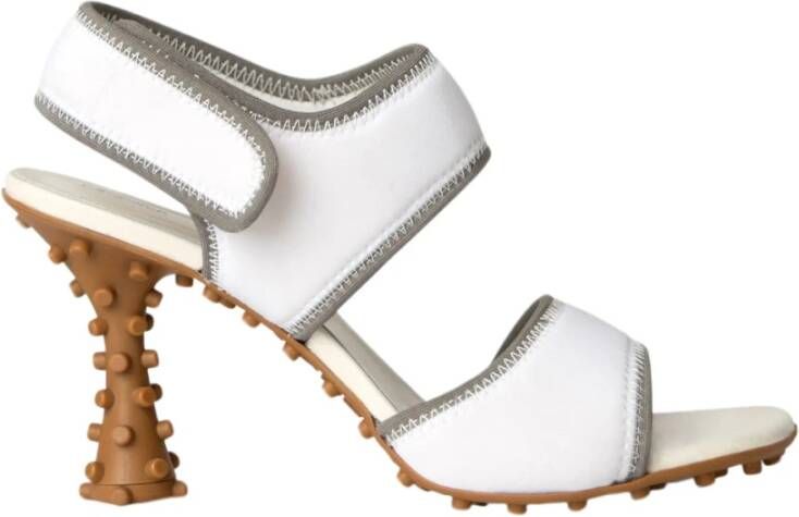 Sunnei Studded Hak Sandalen White Dames