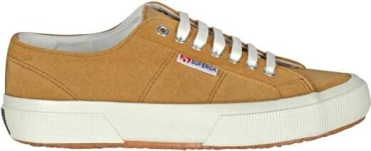 Superga Blauwe Suède Sneakers met Logodetail Brown Dames