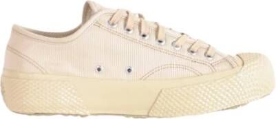 Superga Canvas Sneakers met Rubberen Zool Beige Heren