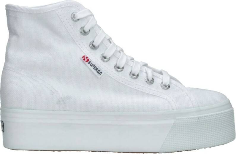 Superga Hi-Top veterboot Wit Dames