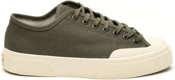 Superga Lage Sneakers Green Dames