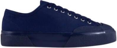 Superga Moleskin 2432-W canvas low-top sneakers Blauw Heren