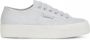 Superga Platform Pearl Matte Canvas Sneakers Gray Dames - Thumbnail 2