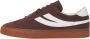 Superga Swallow Suede Sneakers Club Stijl Brown Heren - Thumbnail 1