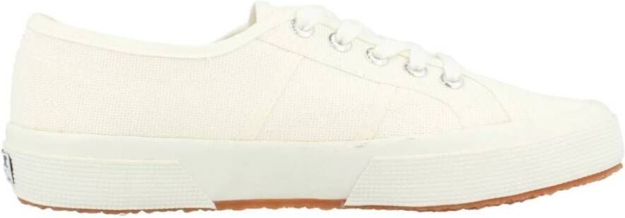 Superga Witte Canvas Veterschoenen voor Vrouwen White Dames