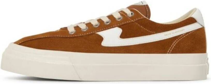 S.w.c. Stepney Workers Club Dellow S-Strike Suede Tan White Sneakers Brown Heren