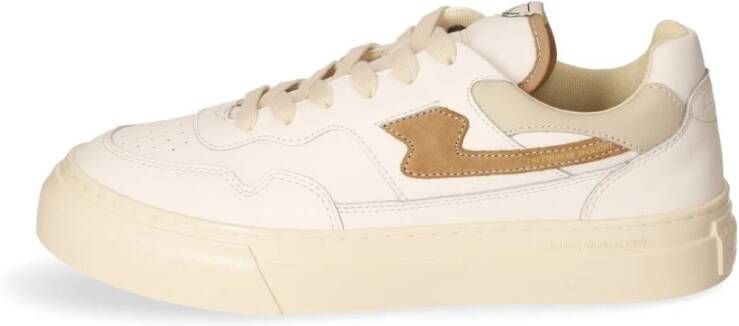 S.w.c. Stepney Workers Club Pearl S-Strike Leren Sneakers White Heren