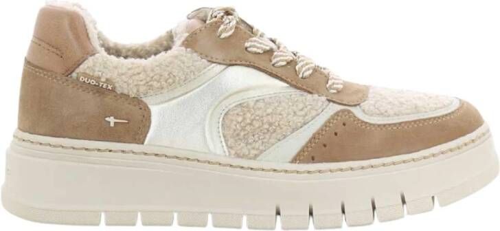 Tamaris Beige Damesschoenen Stijlvol Model Beige Dames