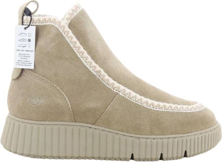 Tamaris Beige DamesWinterlaarzen Beige Dames