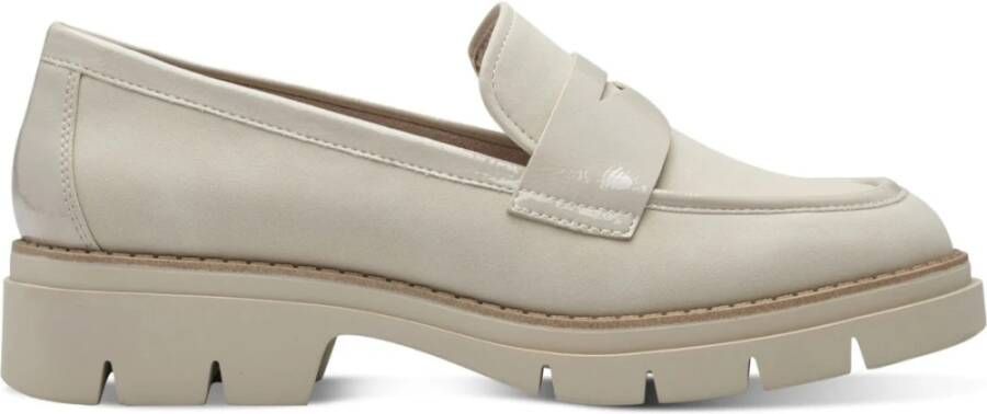 tamaris Beige Gesloten Loafers voor Vrouwen Beige Dames