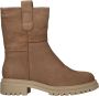 Tamaris Beige Warmgevoerde Dames Enkellaars Beige Dames - Thumbnail 9