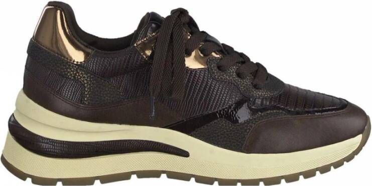 Tamaris Bruine Casual Sneakers Brown Dames