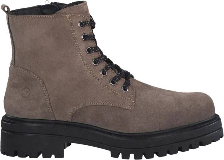 Tamaris Bruine Gesloten Booties voor Dames Brown Dames