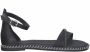 Tamaris Casual Low Heels Stijlvolle en Comfortabele Sandalen Black Dames - Thumbnail 1