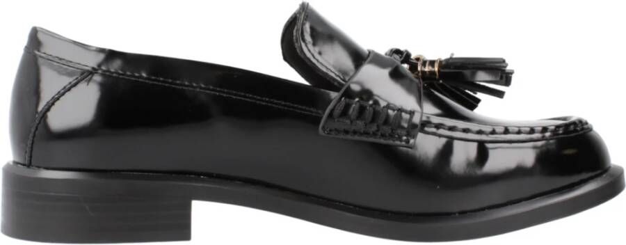 tamaris Casual platte loafers schoenen Black Dames