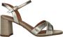 Tamaris Elegante Metallic Vegan Sandalette Yellow Dames - Thumbnail 2