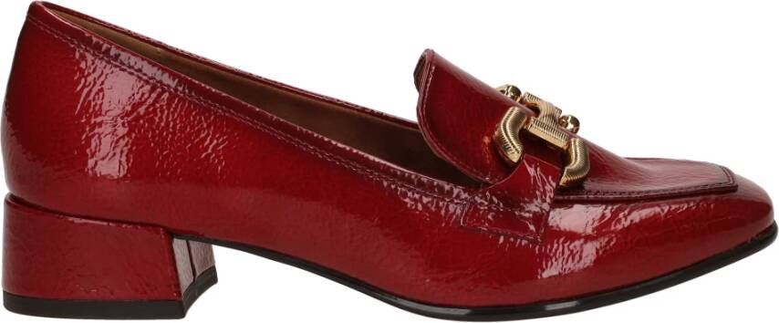 tamaris Elegante rode leren pump Red Dames