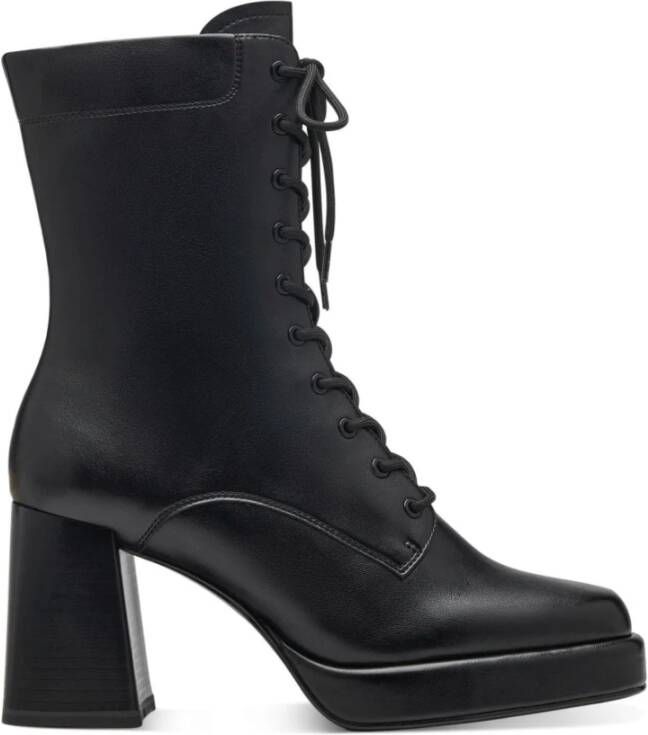 tamaris Elegante Zwarte Enkellaarsjes Black Dames