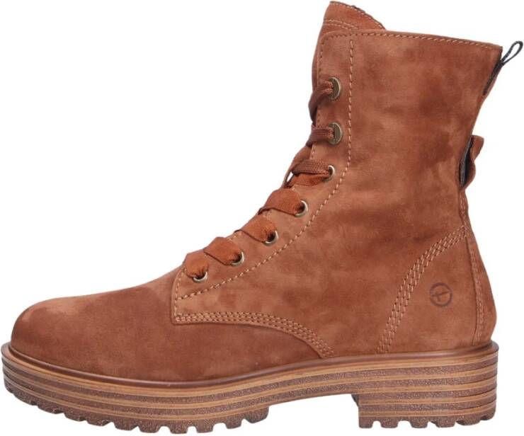 tamaris Enkellaarsjes met Gespdetail Brown Dames