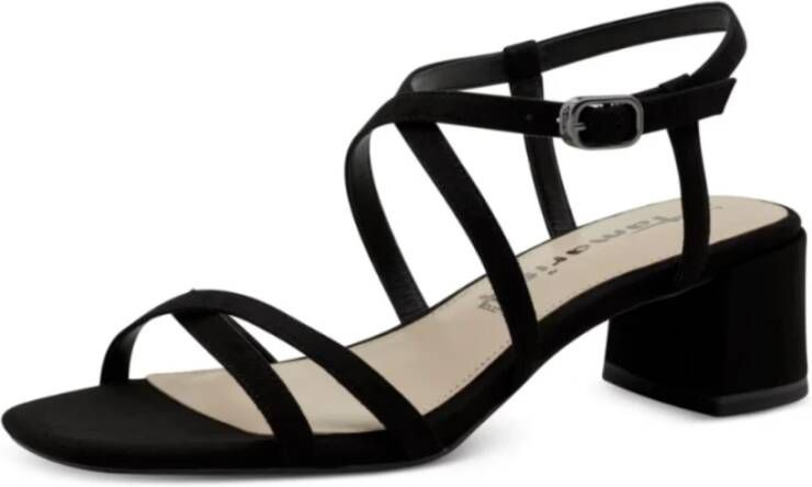 tamaris Flat Sandals Black Dames