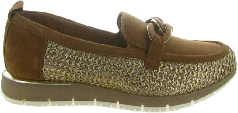 Tamaris Hoge Lage Dames Schoenen Tropez Stijl Brown Dames