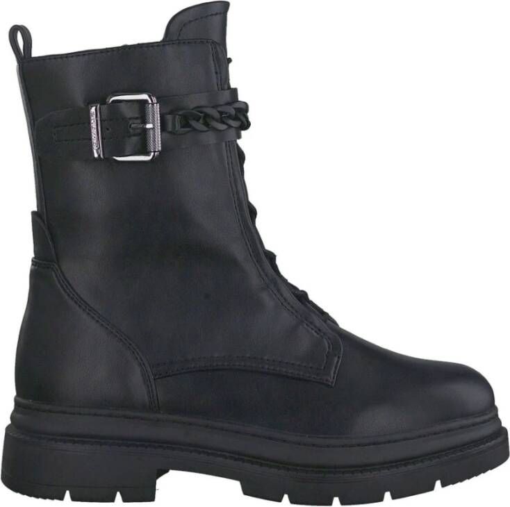 tamaris Klassieke zwarte veterschoenen Black Dames