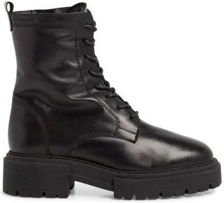 tamaris Lace-up Boots Zwart Dames