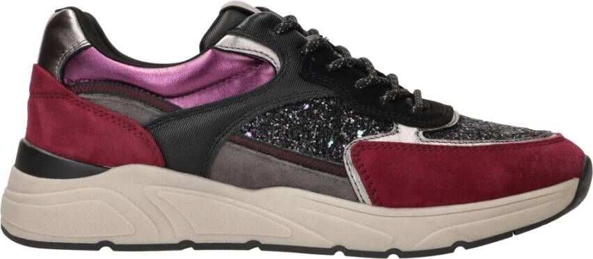 tamaris Paarse Sneakers met Comfortabel Voetbed Multicolor Dames