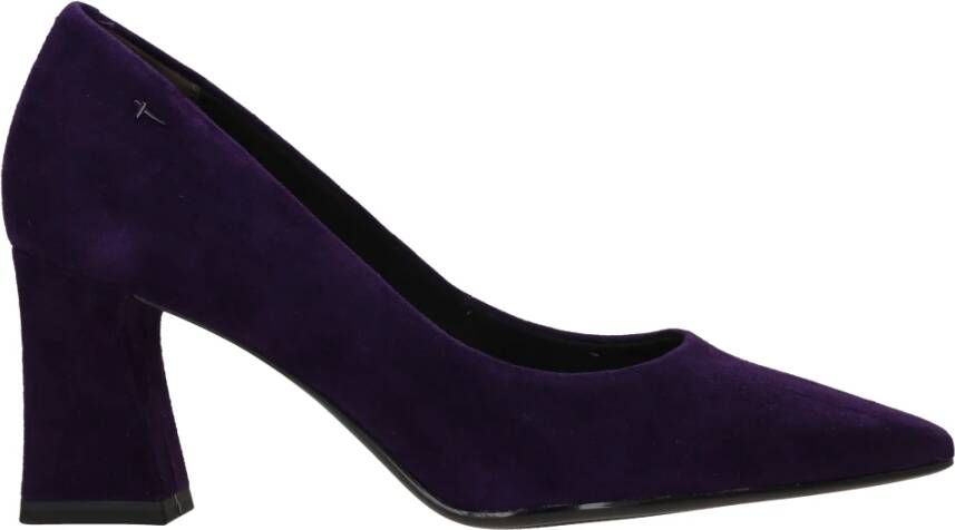 tamaris Paarse Suède Pumps Purple Dames